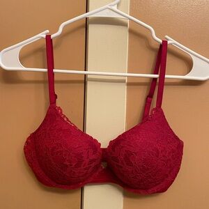 Red Lace Victoria’s Secret Bra - 32 D